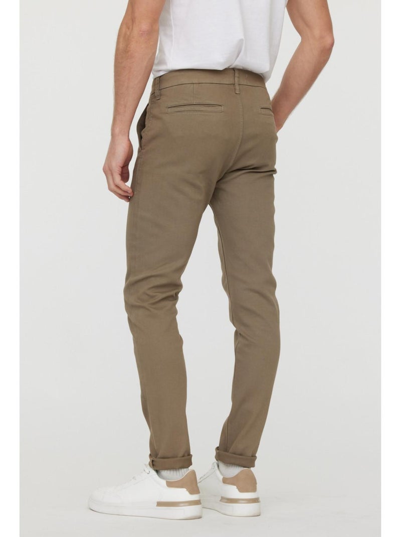 Lee Cooper - Pantalon coton  NEILS Taupe - Kiabi