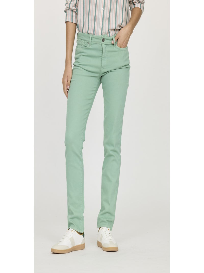 Lee Cooper - Pantalon coton slim JANA Vert - Kiabi