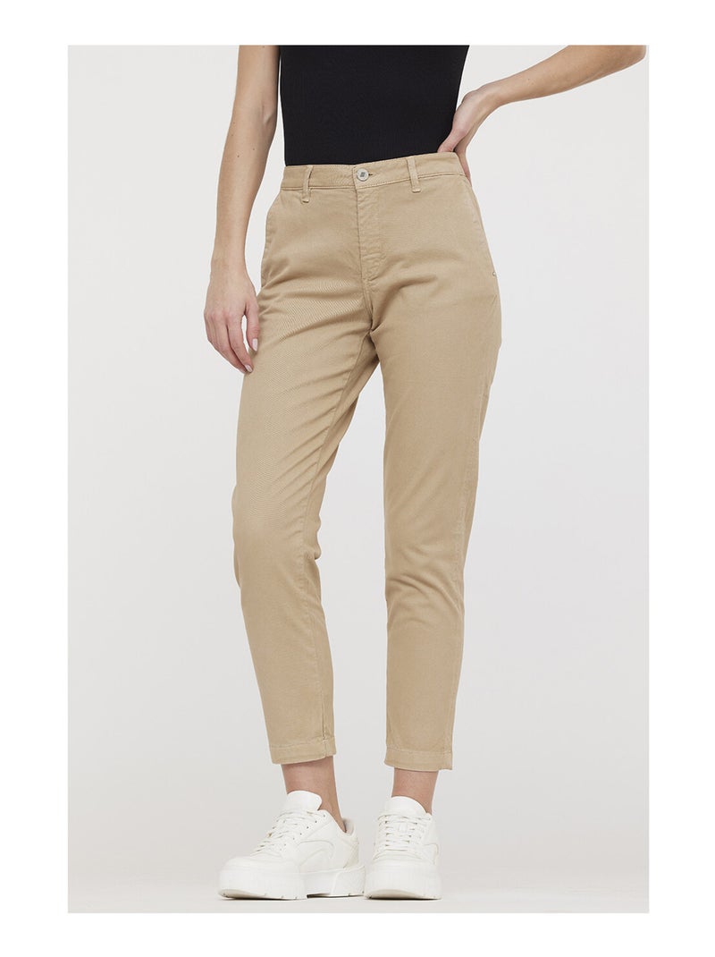 Lee Cooper - Pantalon coton slim JEMILA Beige argile - Kiabi