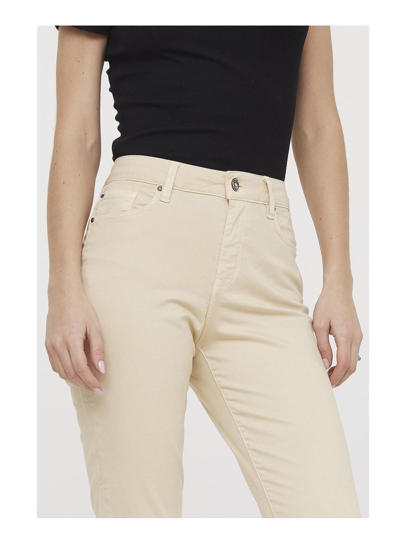 Lee Cooper - Pantalon coton slim LC135 Beige - Kiabi