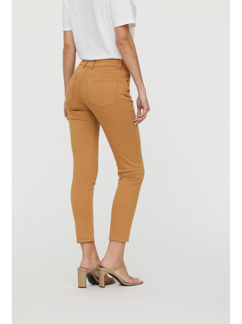 Lee Cooper - Pantalon coton slim LC135 Camel - Kiabi