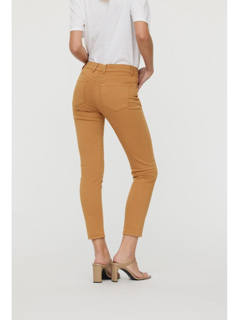 Lee Cooper - Pantalon coton slim LC135 Camel - Kiabi