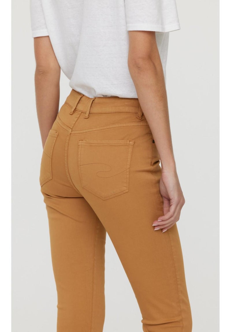 Lee Cooper - Pantalon coton slim LC135 Camel - Kiabi