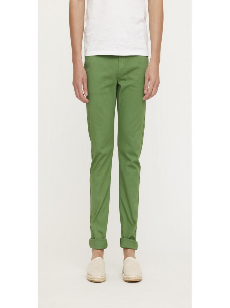 Lee Cooper - Pantalon coton slim NEILS Vert - Kiabi