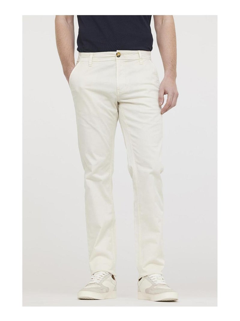 Lee Cooper - Pantalon coton straight GALANT Beige - Kiabi