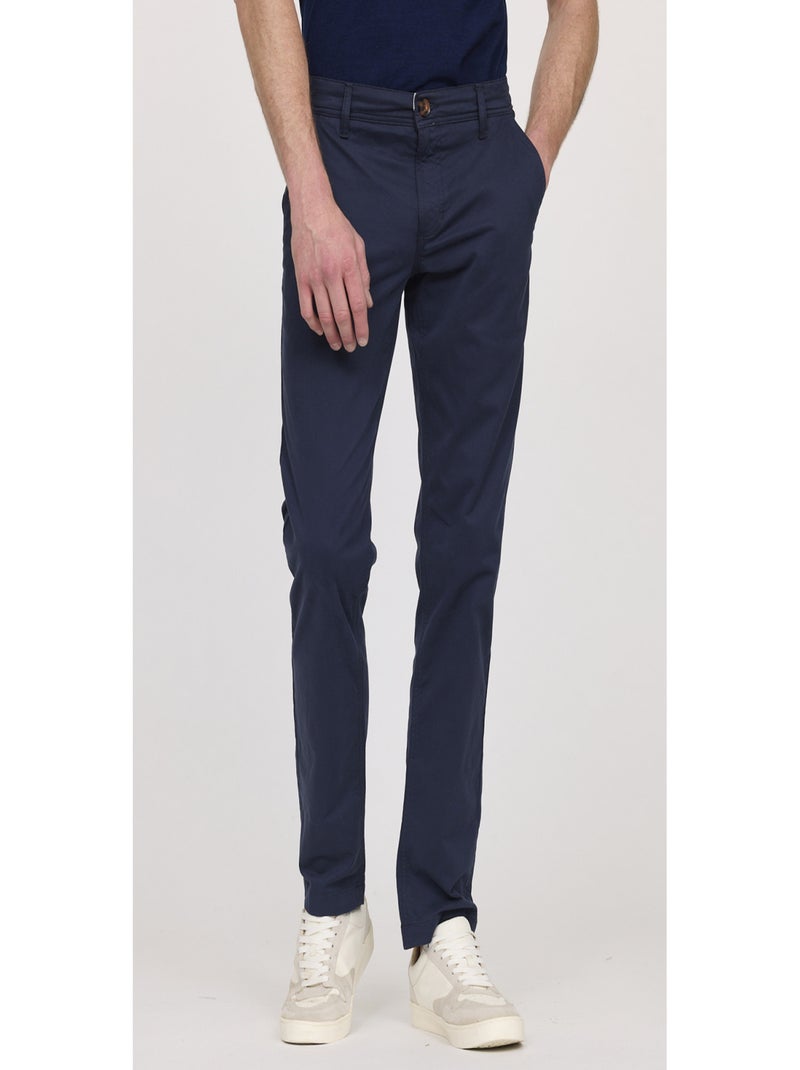 Lee Cooper - Pantalon coton straight GALANT Bleu marine - Kiabi