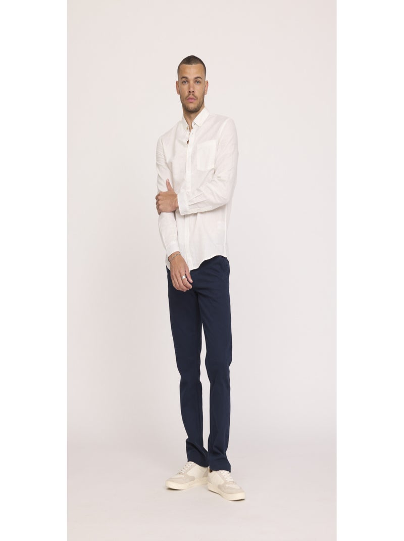 Lee Cooper - Pantalon coton straight GALANT Bleu marine - Kiabi