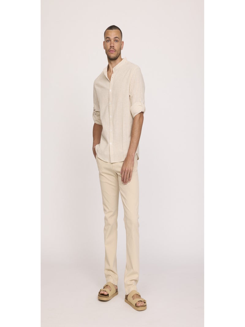 Lee Cooper - Pantalon coton straight GALANT Marron noisette - Kiabi