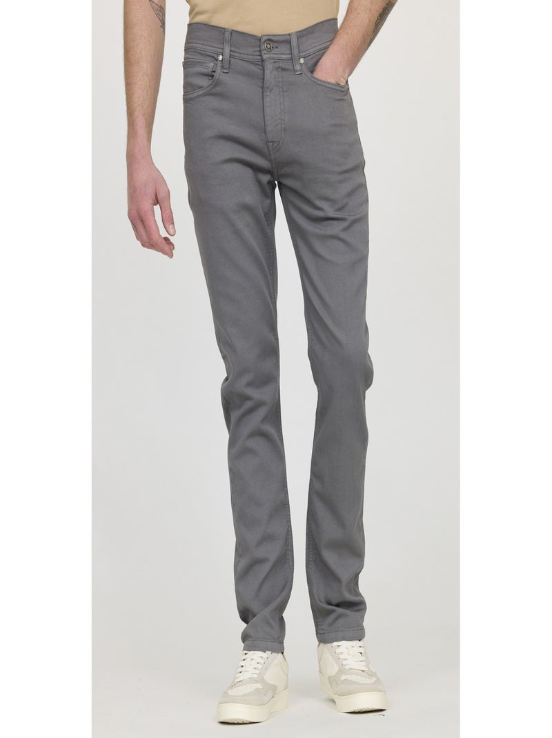 Lee Cooper - Pantalon coton straight LC122 gris anthracite - Kiabi