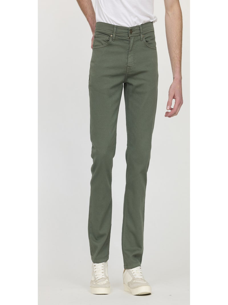 Lee Cooper - Pantalon coton straight LC122 Vert tilleul - Kiabi
