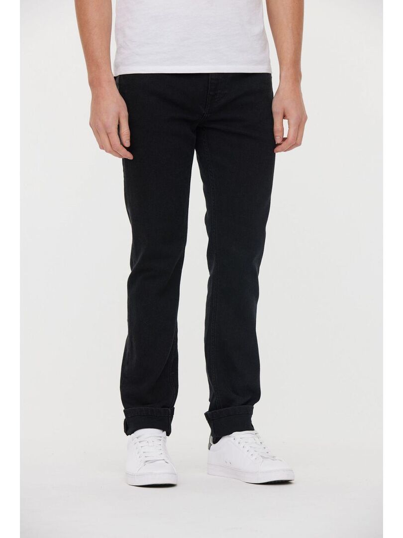 Jean LEE Noir Coton - Taille 36 - Coupe Droite - Occasion Très Bon état (neuf Jamais Lavé)