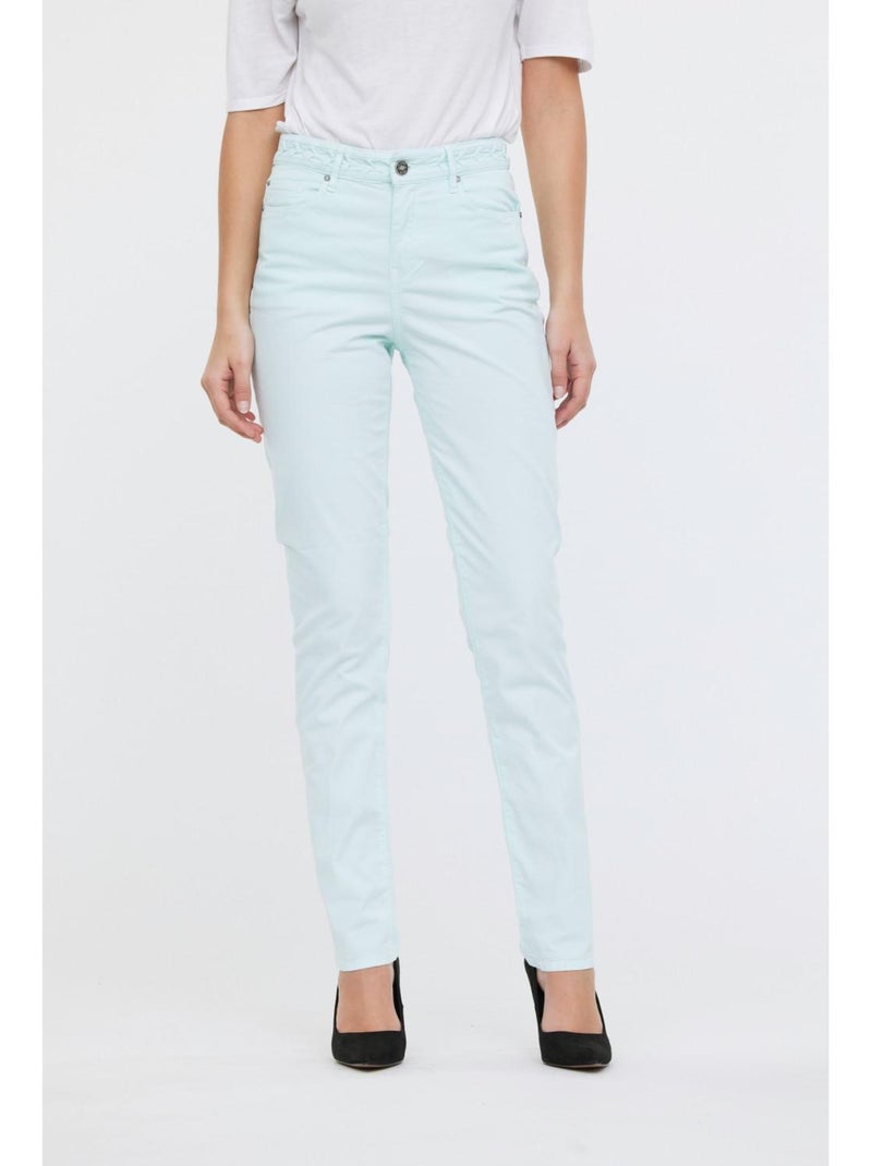 Lee Cooper - Pantalon coton straight LC161 Bleu lagon - Kiabi