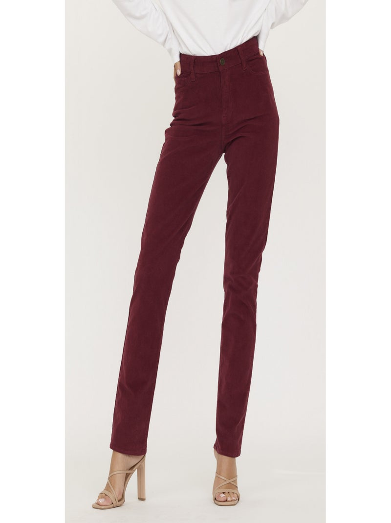 Lee Cooper - Pantalon coton straight LC161 Rouge - Kiabi