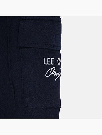 Lee cooper - pantalon de jogging à cordon de serrage, coupe droite et poches cargo