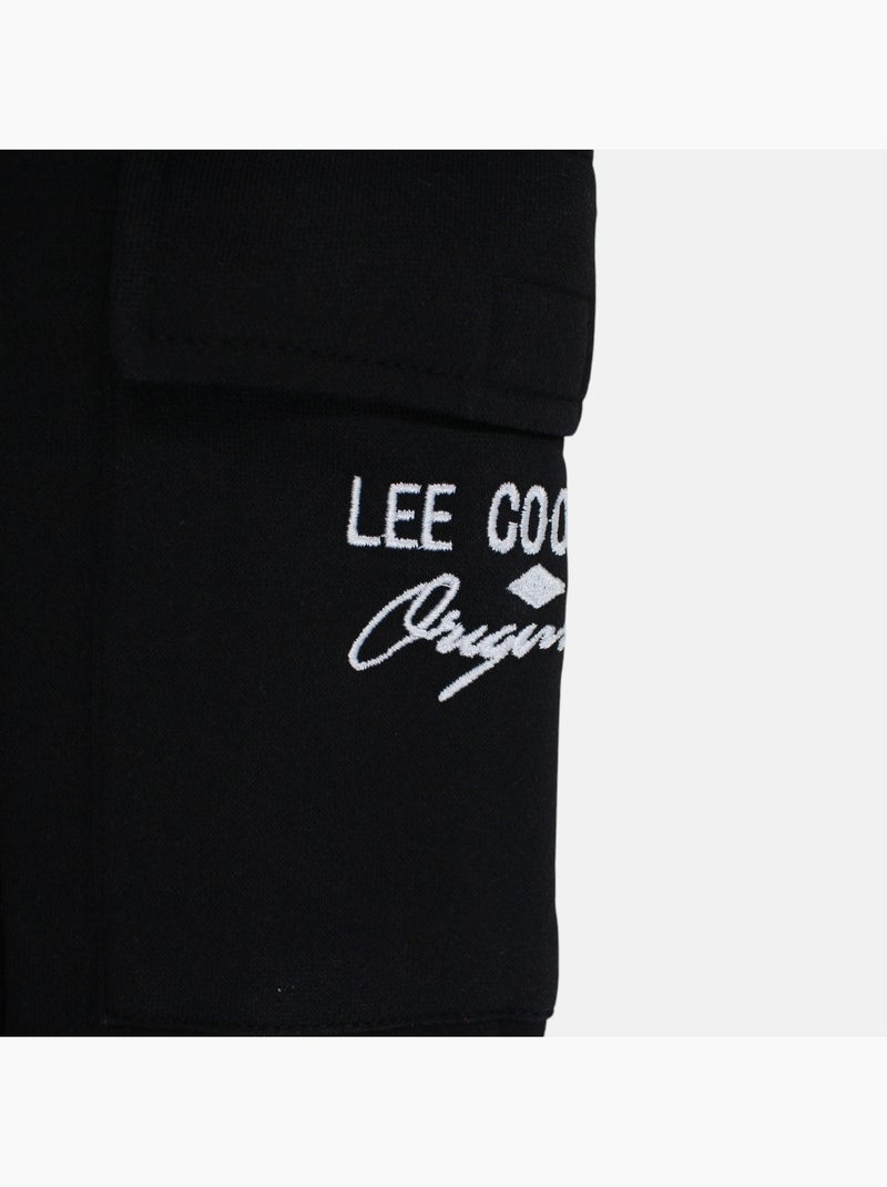 Lee cooper - pantalon de jogging à cordon de serrage, coupe droite et poches cargo Noir - Kiabi