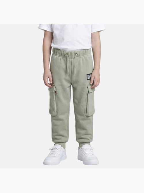 Lee cooper - pantalon de jogging cargo à cordon, coupe décontractée - Kiabi