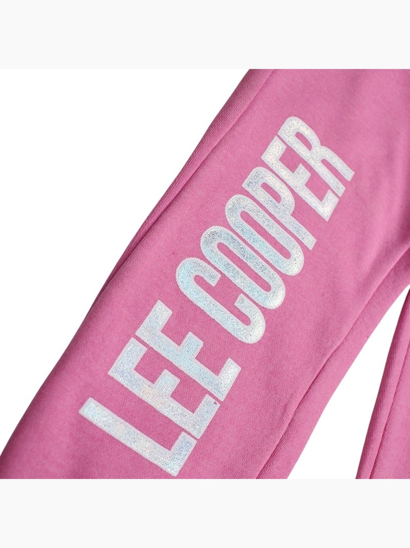 Lee Cooper - Pantalon de jogging Fille avec imprimé Rose - Kiabi