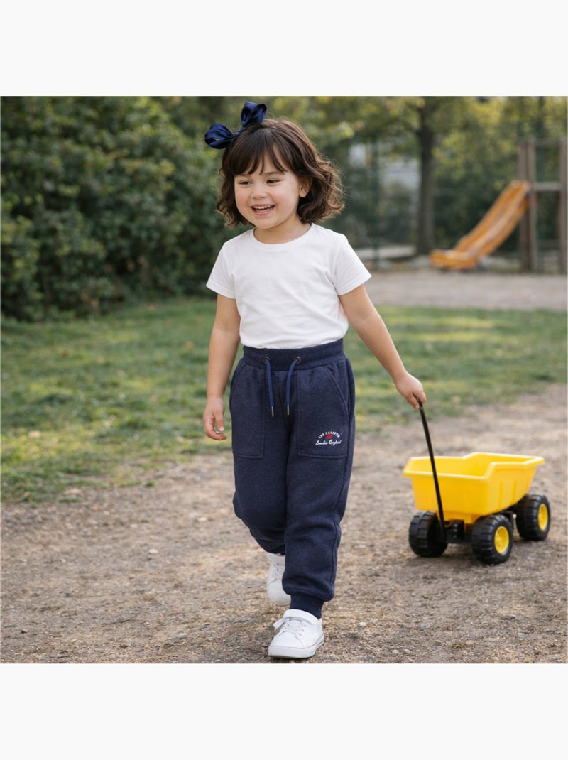 Lee Cooper - Pantalon de jogging fille Bleu marine - Kiabi