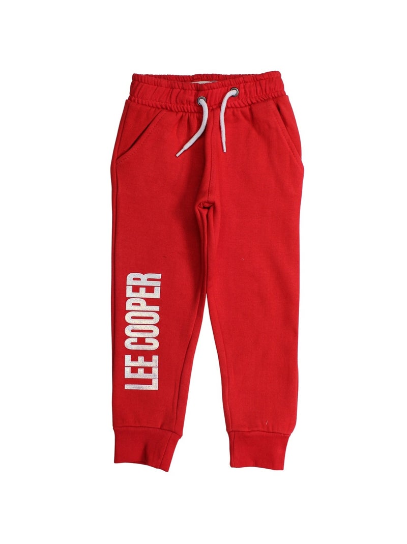 Lee Cooper Pantaloni Jogger Per Bambine E Ragazze, Fucsia, 6 Anni - Morbidi E Sportivi - 3