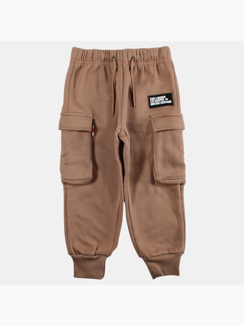 Lee Cooper - Pantalon de jogging garçon Marron - Kiabi