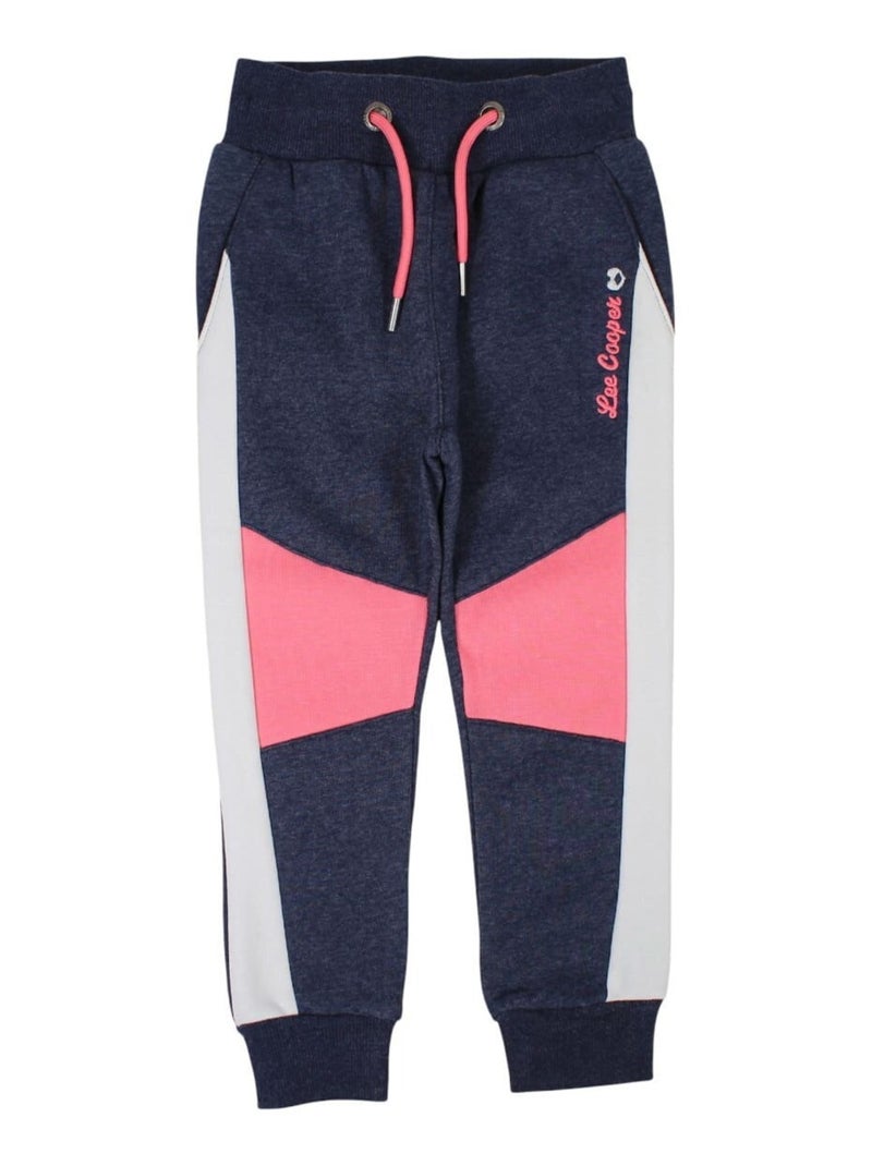 Lee Cooper - Pantalon De Jogging imprimé Lee Cooper en coton Bleu marine - Kiabi