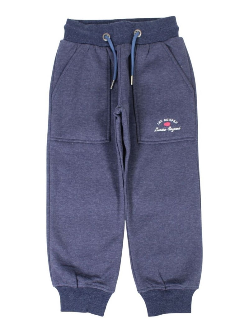 Lee Cooper - Pantalon De Jogging imprimé Lee Cooper en coton Bleu marine - Kiabi