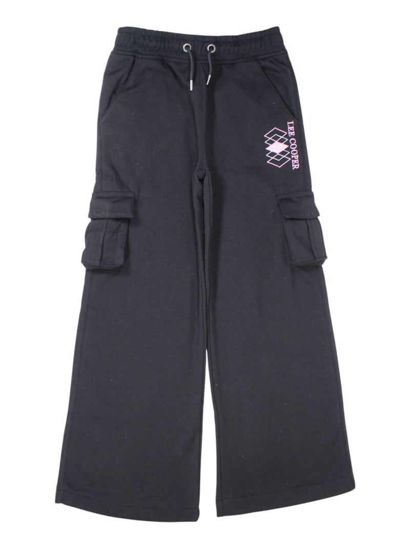Lee Cooper - Pantalon De Jogging imprimé Lee Cooper en coton Noir - Kiabi