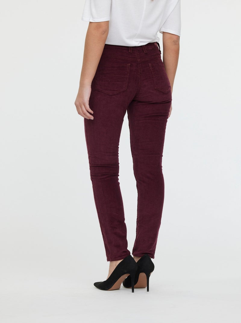 Lee Cooper - Pantalon femme LC135 L32 Red blood Rouge - Kiabi