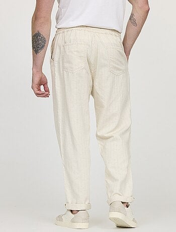 Lee Cooper - Pantalon GABY Ivoire