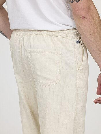 Lee Cooper - Pantalon GABY Ivoire