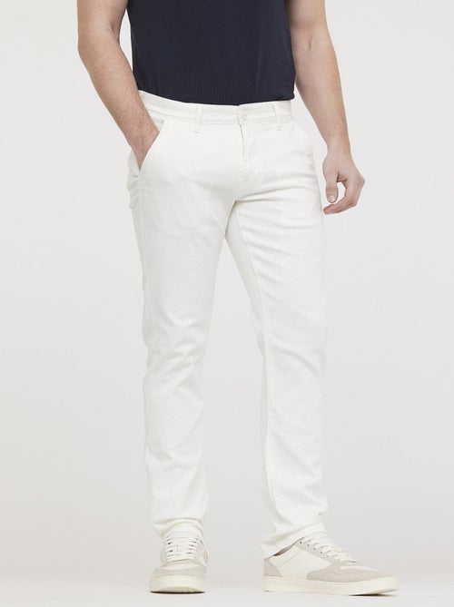 Lee Cooper - Pantalon GALANT Blanc - L34 - Kiabi