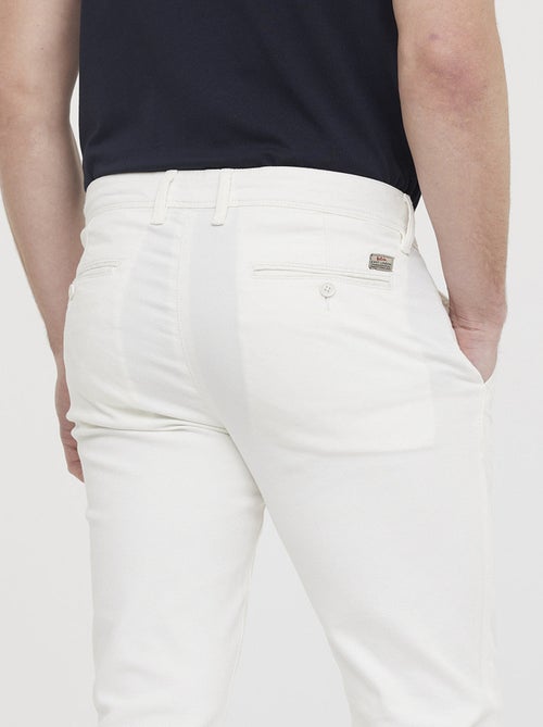 Lee Cooper - Pantalon GALANT Blanc - L34 - Kiabi