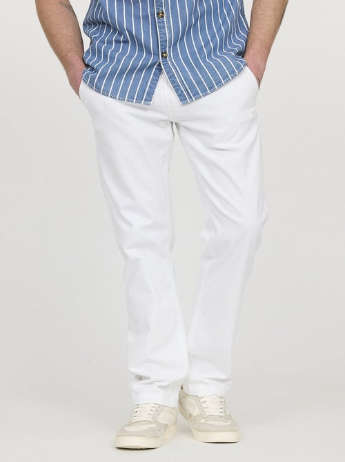 Lee Cooper - Pantalon GALANT Blanc - L34 - Kiabi