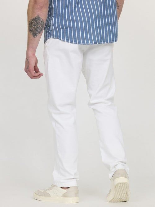 Lee Cooper - Pantalon GALANT Blanc - L34 - Kiabi