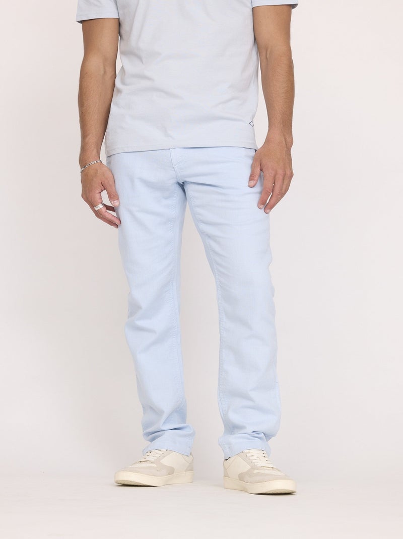 Lee Cooper - Pantalon GALANT Bleu glace - L34 Bleu - Kiabi