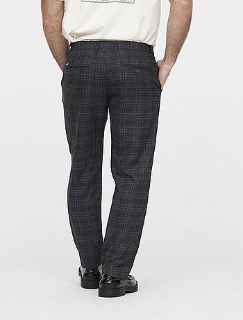 Lee Cooper - Pantalon GALANT Check dark grey - L34