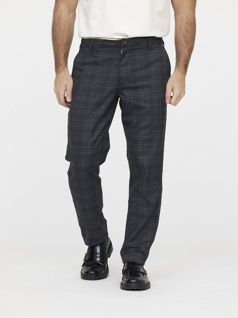 Lee Cooper - Pantalon GALANT Check dark grey Gris - Kiabi