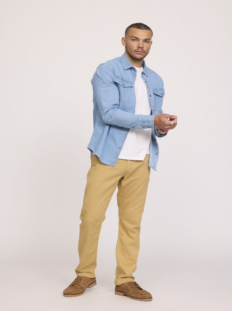 Lee Cooper - Pantalon GALANT Sable - L34 Beige - Kiabi