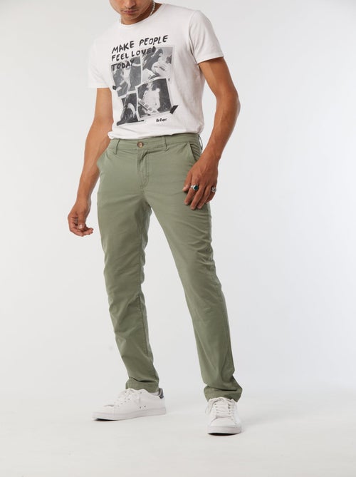 Lee Cooper - Pantalon GALANT Taupe - L34 - Kiabi