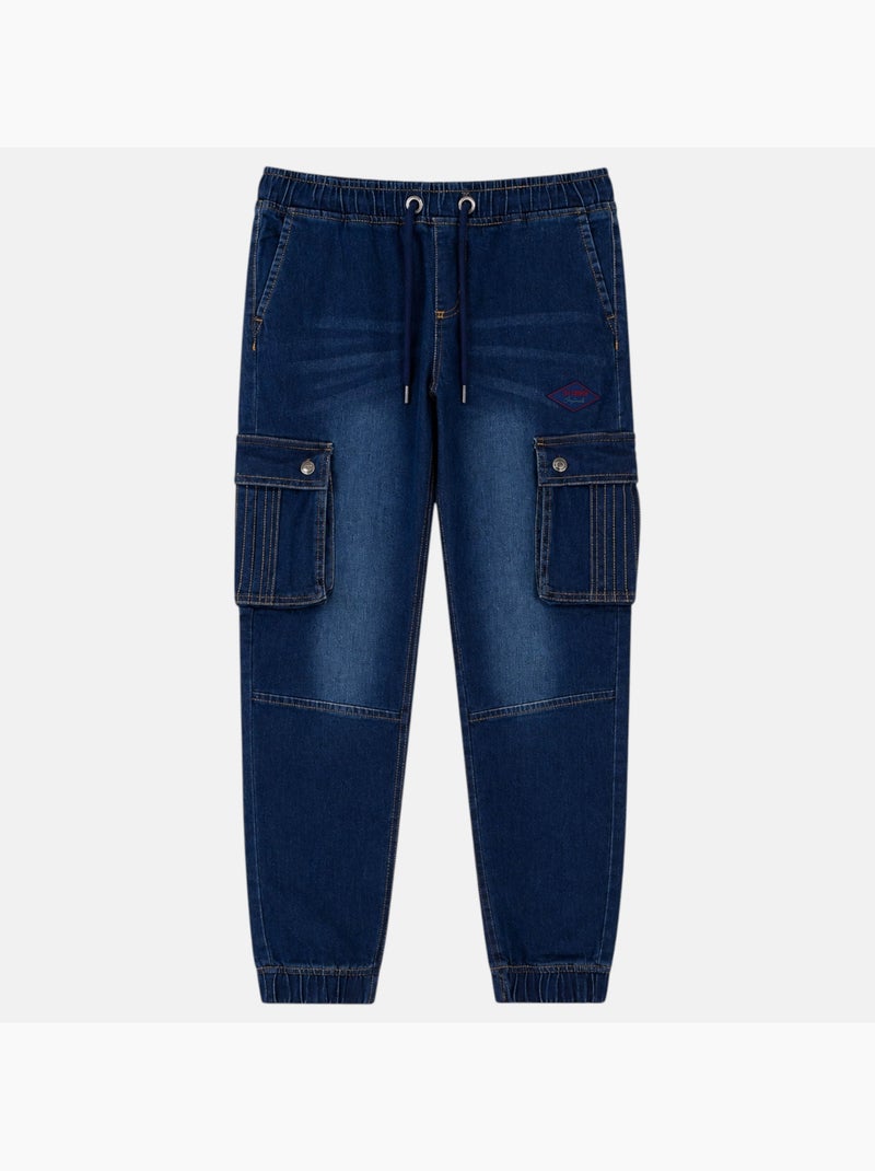 Lee cooper - pantalon garçon avec poches latérales Bleu - Kiabi