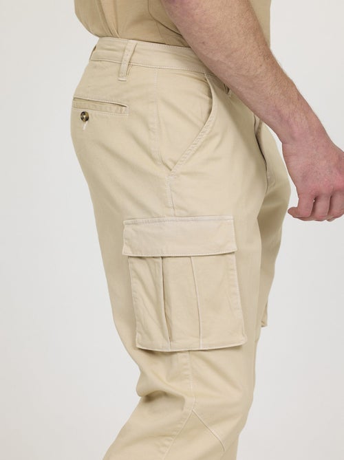 Lee Cooper - Pantalon GARGO Noisette - Kiabi