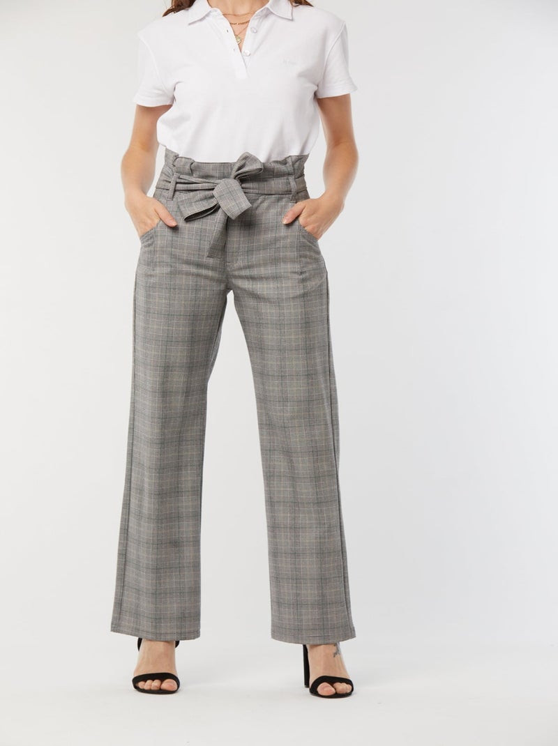 Lee Cooper - Pantalon GINA Gris - L32 Gris - Kiabi