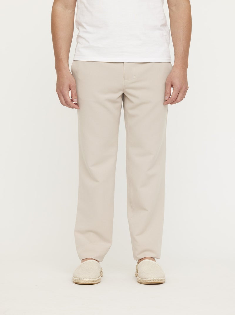 Lee Cooper - Pantalon GLANCE Argile Beige Beige - Kiabi