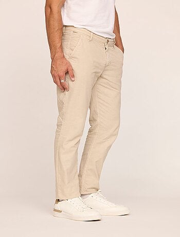 Lee Cooper - Pantalon GLANCE Blanc