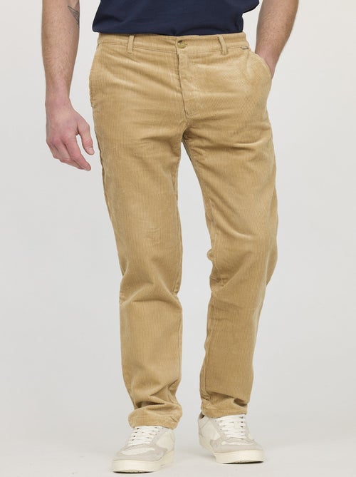 Lee Cooper - Pantalon GLANCE Beige - L34 - Kiabi