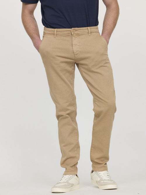 Lee Cooper - Pantalon GLANCE Camel - L34 - Kiabi