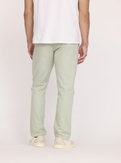 Lee Cooper - Pantalon GLANCE Green stoned - Kiabi