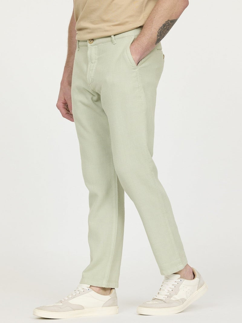 Lee Cooper - Pantalon GLANCE Green stoned Vert - Kiabi