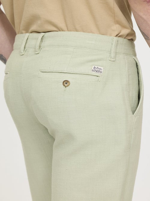 Lee Cooper - Pantalon GLANCE Green stoned - Kiabi