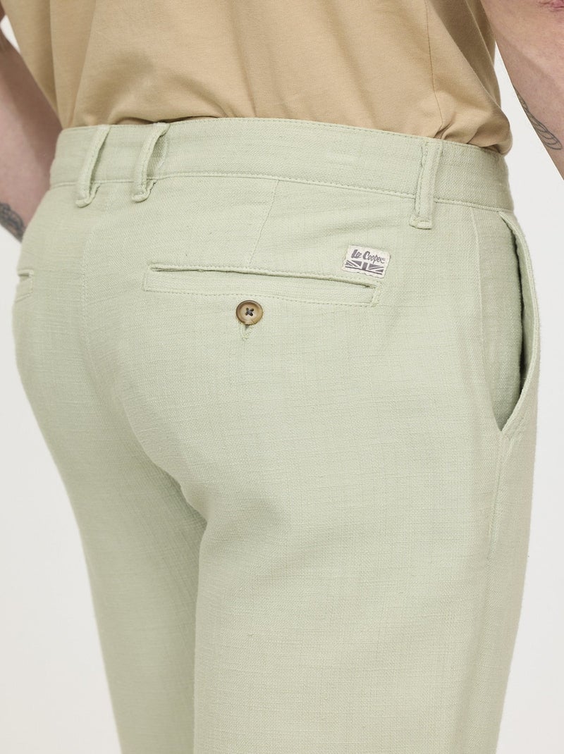 Lee Cooper - Pantalon GLANCE Green stoned Vert - Kiabi